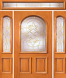 Single Entry Doors with Sidelites and Transom3 - Triple R Doors and Windows